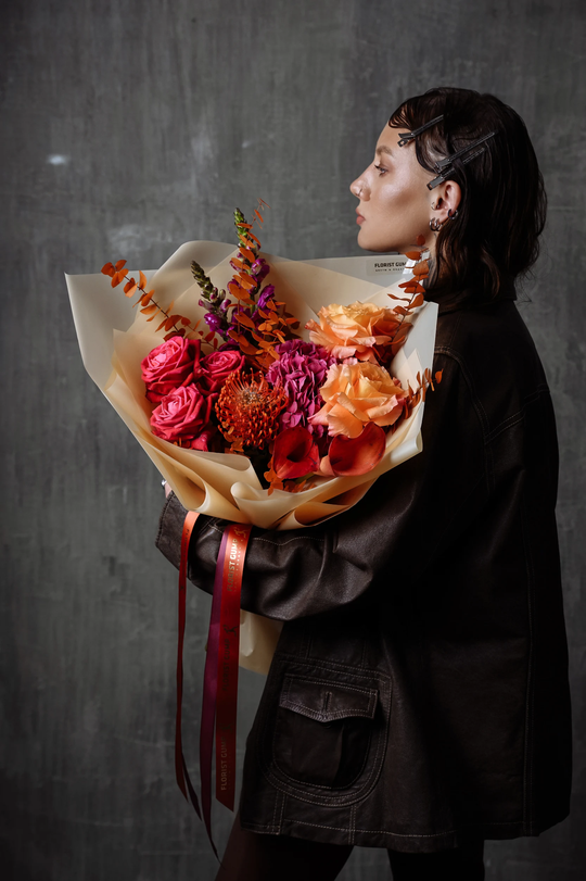 Авторский букет "Кленовые листья"