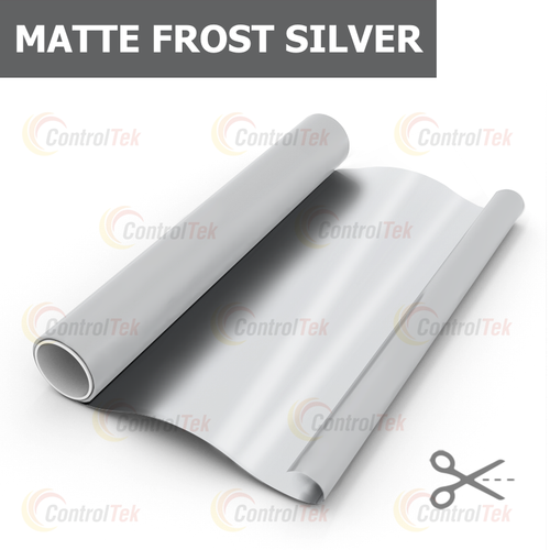 Пленка для окон декоративная MATTE SILVER ControlTek, на отрез (ширина рулона 1,524 м.)