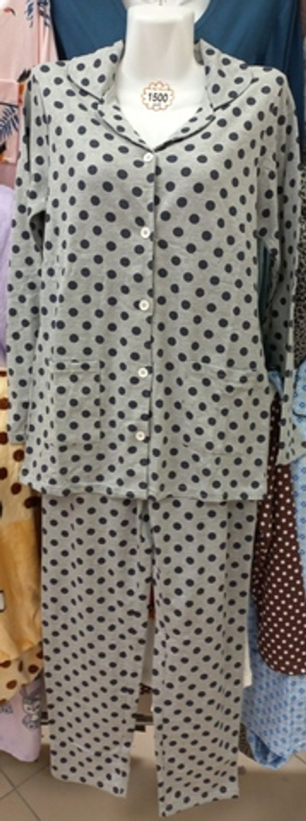 Пижама штаны и рубашка (фланель) П0009 (48-56)