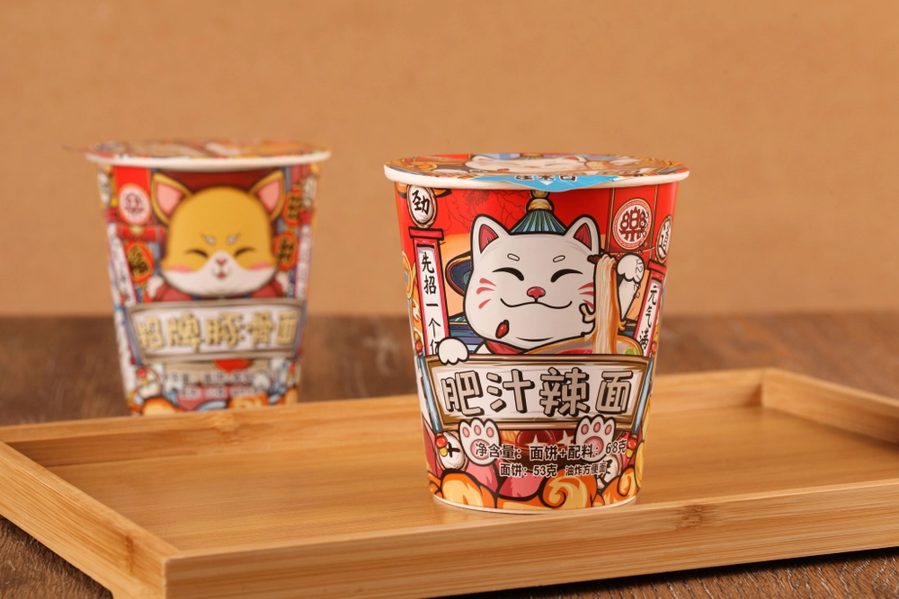 Лапша быстрого приготовления пшеничная Le Ramen Meow, острая со вкусом говядины
