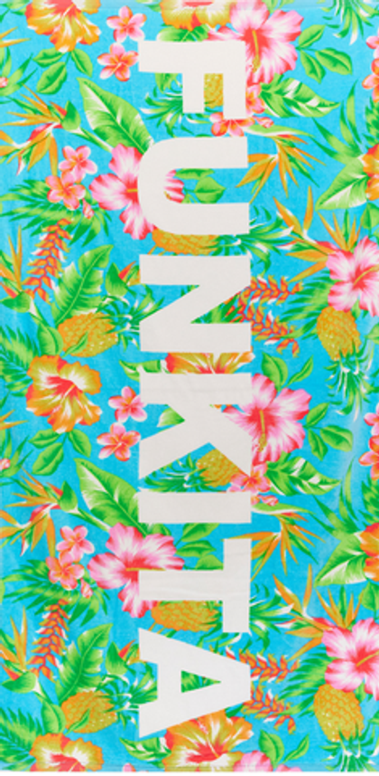 Хлопковое полотенце FUNKITA Blue Hawaii