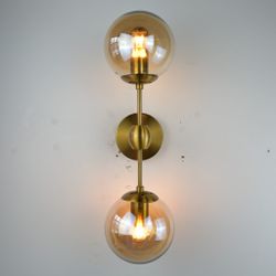 Бра Modo Sconce 2 Globes Gold By Imperiumloft
