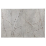 Стол Bradex Home Dublin раскладной 120-160х80х75 серый мрамор с чёрными ножками