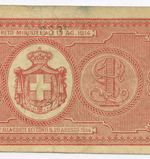 Банкнота Италия 1 лира 1914 год 169 388847. VF