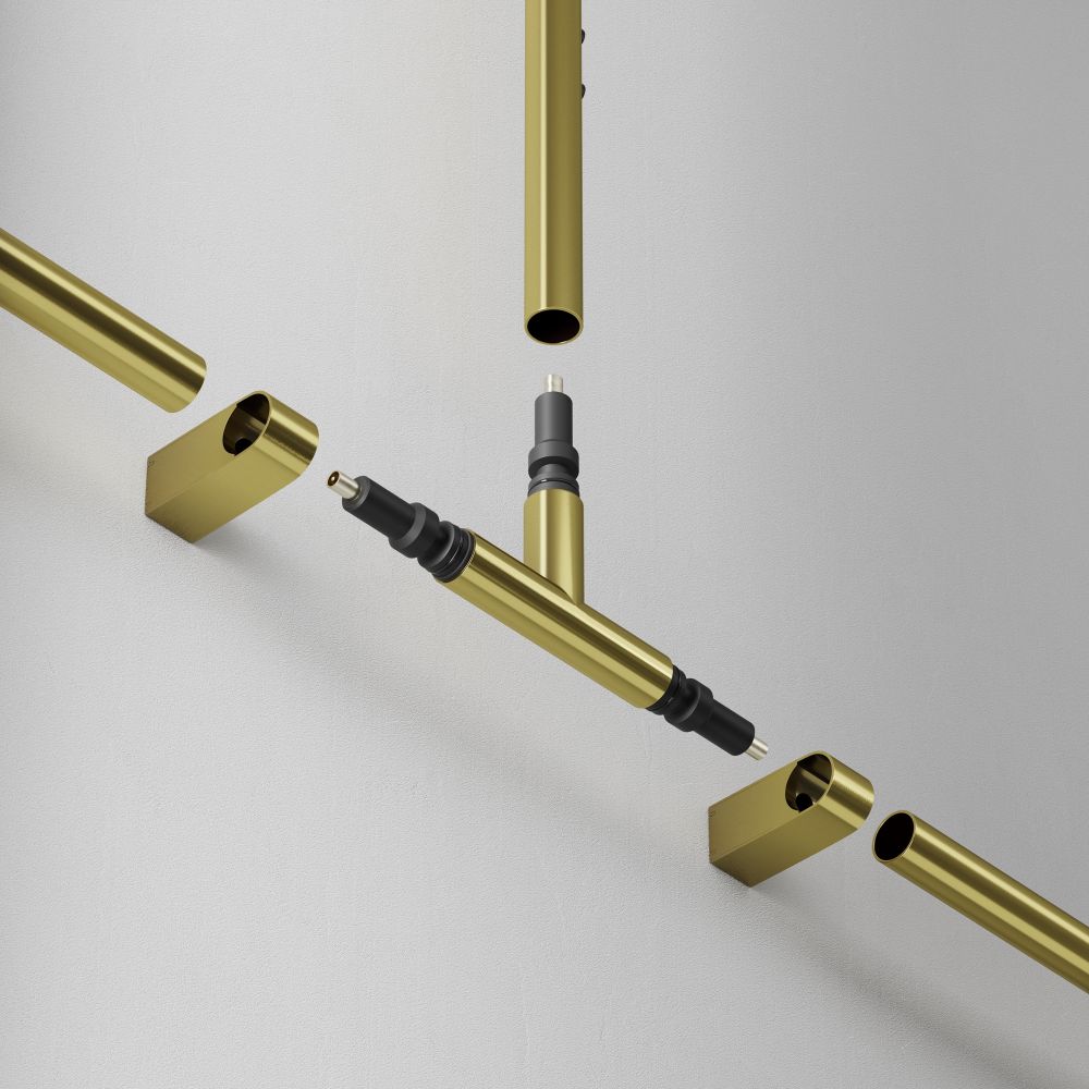 Коннектор Т- образный для штанговой системы Maytoni Axity CA007TC-BS