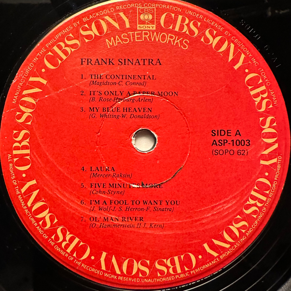 Frank Sinatra ‎– Frank Sinatra 2LP (Германия)