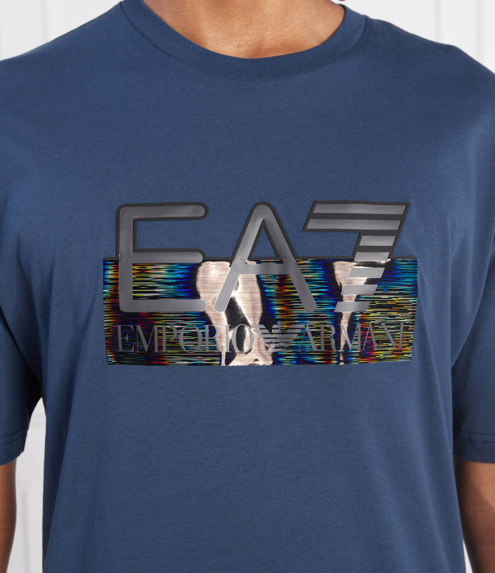 футболка EA7 - морской(6LPT28 PJ3BZ)