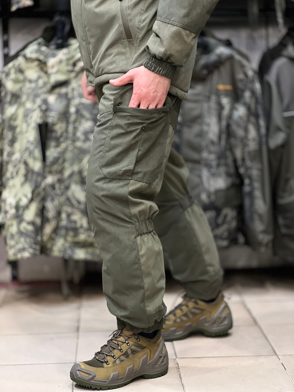 Демисезонный костюм Фаворит Исландия Вожак -10, утеплённый, олива