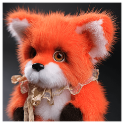 Мягкая игрушка из меха «Лисичка Ася»