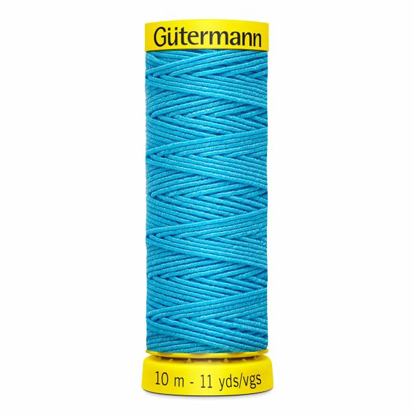 Нить-резинка Gutermann Elastic (10 метров), 5 кат. | 6037 джинсовый