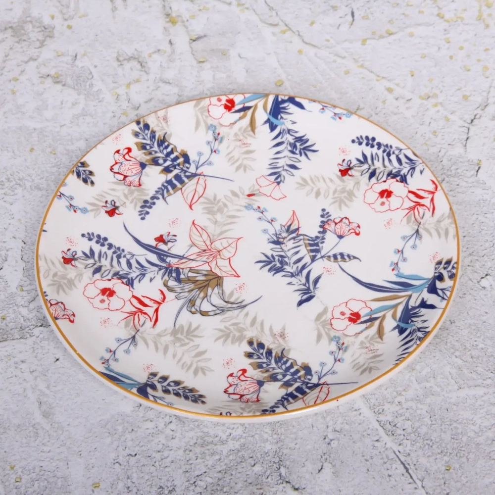 Тарелка керамическая «Paradise» 22см, белая