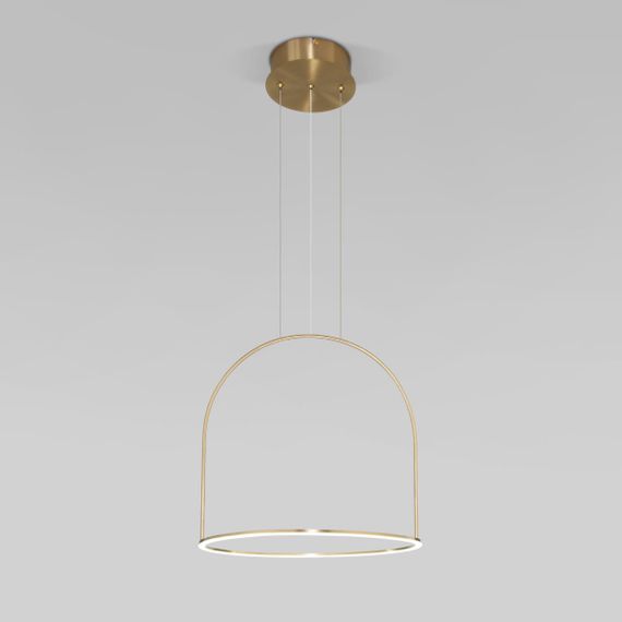 Подвесной светодиодный светильник Eurosvet Over 90322/1 латунь