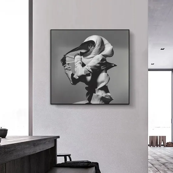 Картина на холсте в раме 4849, 110х110 см