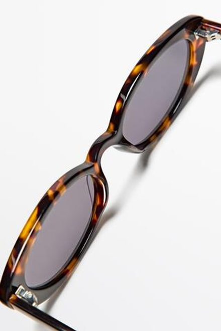 Massimo Dutti Солнцезащитные очки под черепаху, коричневый