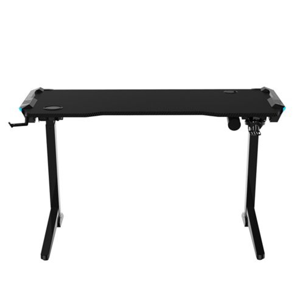 Стол для компьютера (для геймеров) FoxGear FG-ZE-49B с электроприводом и RGB-подсветкой