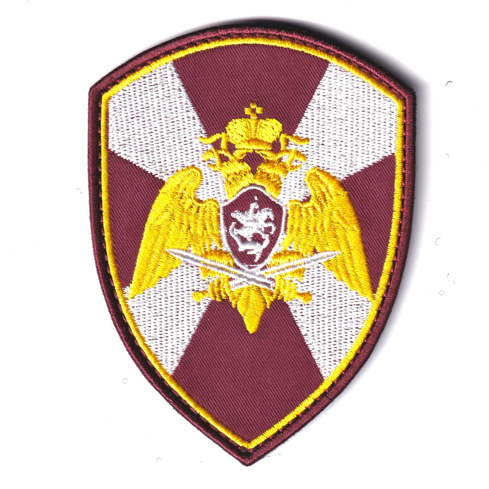 Нашивка ( Шеврон ) На Рукав ФСВНГ ( Росгвардия ) Общая ( Орел ) Краповый | ATRIBUTICASTORE.RU