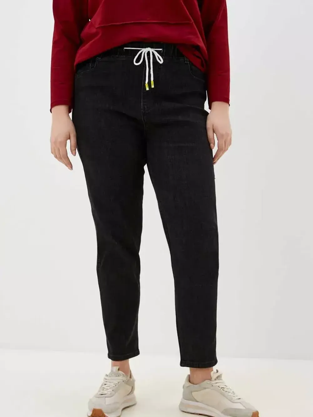 Джинсы на резинке больших размеров