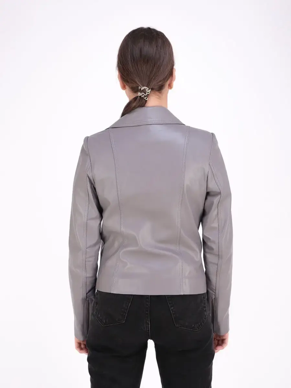 Косуха кожаная куртка женская Турция