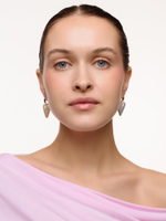 Серьги "Elongate Shine" Bicolor на швензе амур