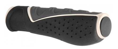 Рукоятки руля мод.VLG-709AD3 с заглушками VLP-35, черно-серо-белые 130 мм (пары) (10216170/111121/0337423, Тайвань (Китай))