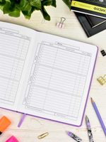 Дневник школьный 48л кожзам, ляссе "Фиолетовый худи" (Феникс+)