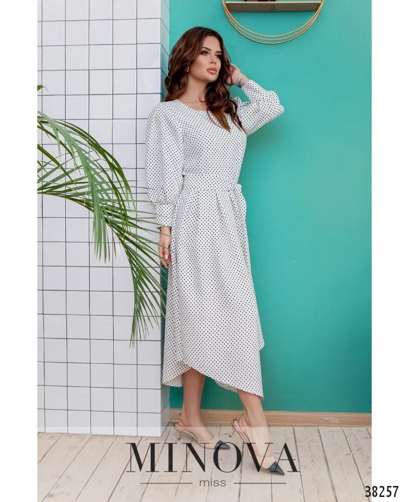 Платье 3137-молочный Minova