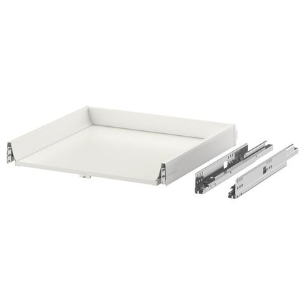 IKEA MAXIMERA  (ИКЕА МАКСИМЕРА)  -  Ящик, низкий, белый, 60x60 см