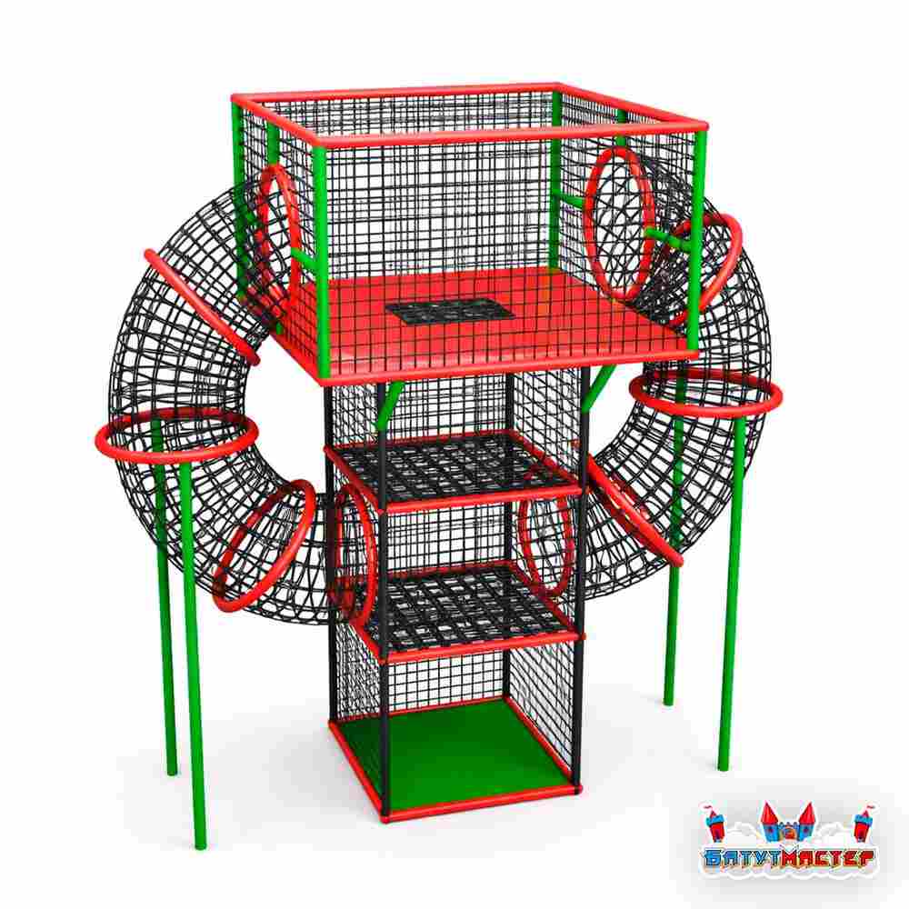 Верёвочная башня «Лесник», 5,1×2,6×4,8 м