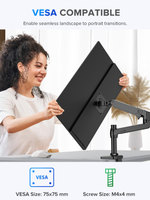 22" Портативный монитор с встроенной подставкой Umax 22 2K IPS 2560х1440, 60 Гц