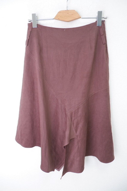 Юбка стильная коричневая 44 размер