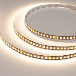 Светодиодная лента RT-A160-BLACK-8mm 24V Warm3000 (12 W/m, IP20, 2835, 5m) (Arlight, высок.эфф.150 лм/Вт) 029426(2)