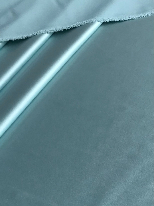 Атлас, ментол, плотный, глянцевый ROZETTA