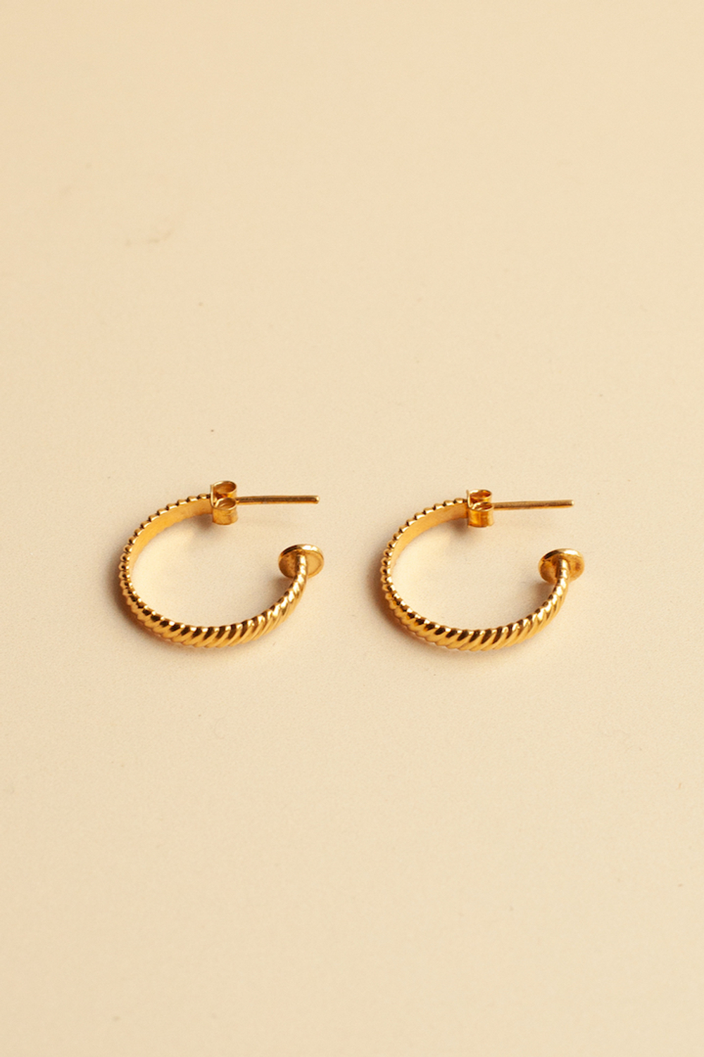 Серьги FALX RINGS позолота