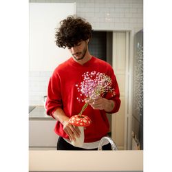 Ваза для цветов Amanita, 19 см