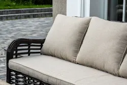 "Ницца" лаунж-зона из искусственного ротанга, цвет бронзовый