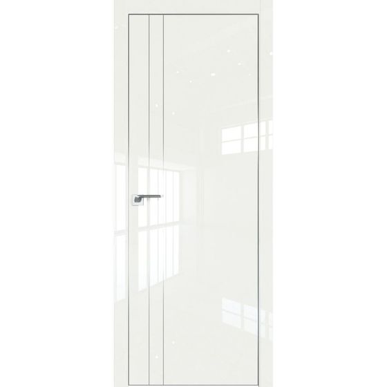 Profil Doors 12LE дарк вайт люкс с алюминиевым молдингом профиль серебро