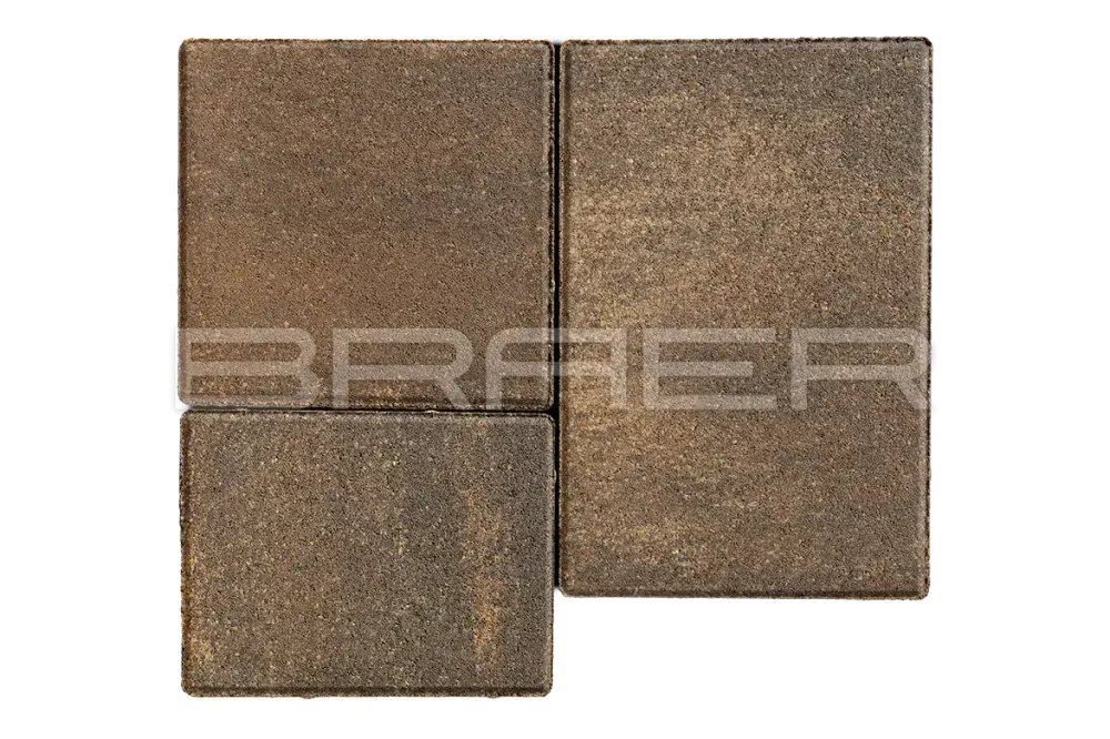 Тротуарная плитка Braer Старый город Венусбергер, Color Mix Каштан, 40 мм