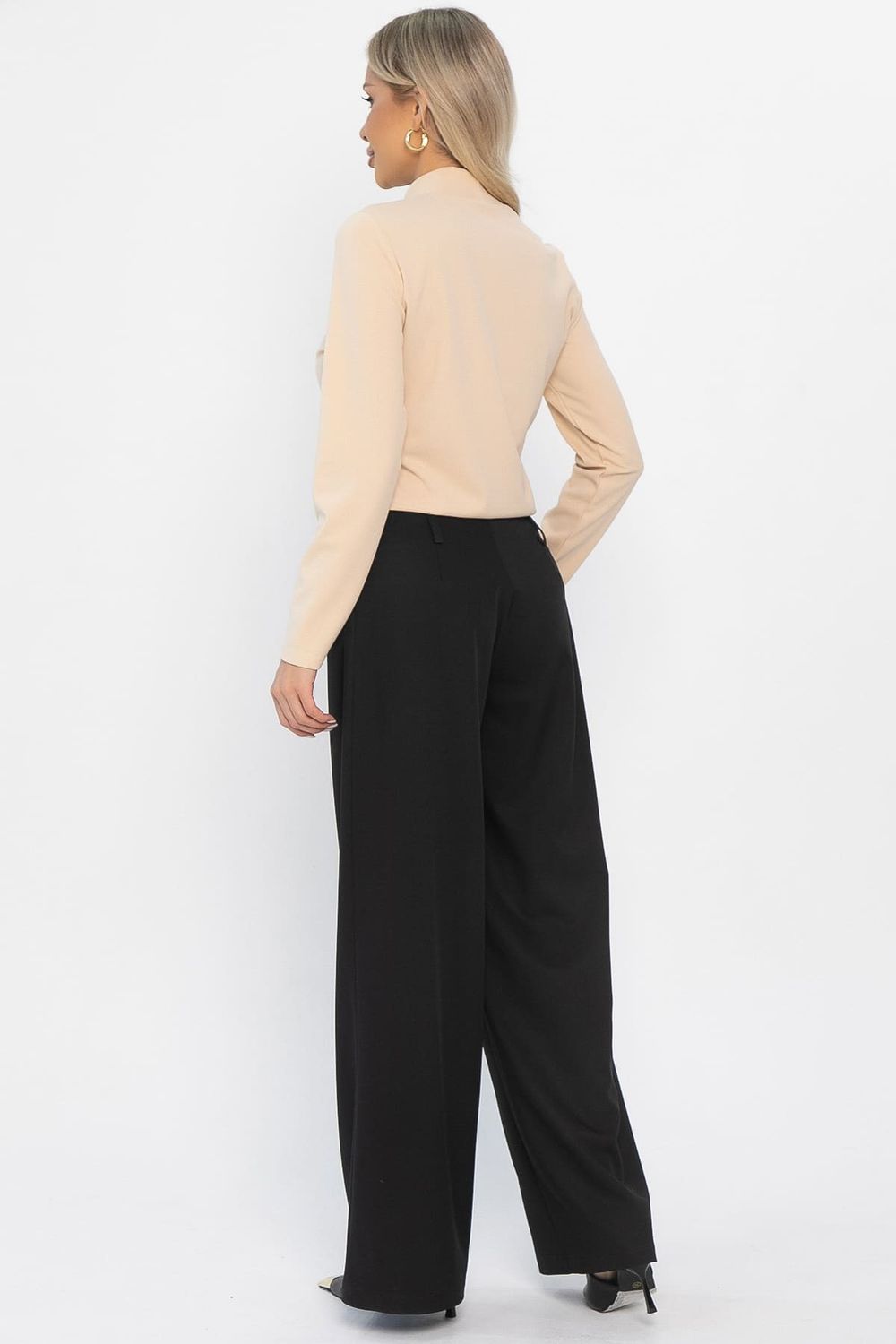 Брюки палаццо Настроение города (черные) Б14508-8М LT Collection