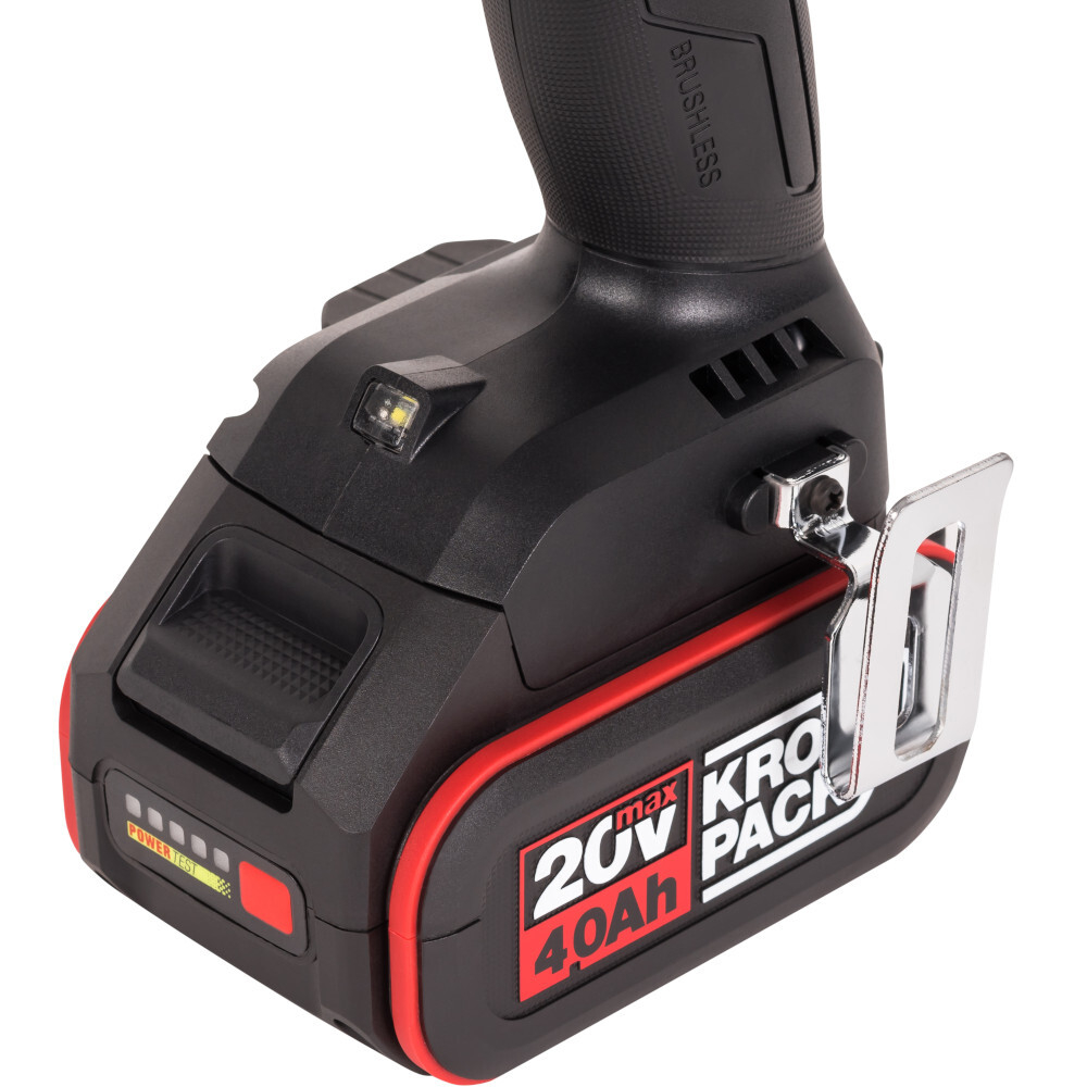 Дрель аккумуляторная KRESS KUC35 20V 4Ах2 ЗУ 6А кейс