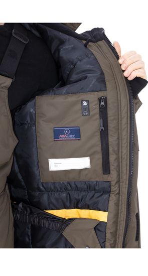 Костюм зимний "Старт" полукомбинезон (хаки)