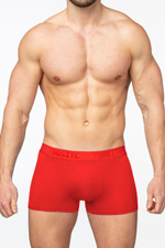 Однотонные мужские трусы-боксеры из модала (Размер: XXXL) (Цвет: красный)