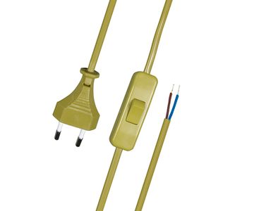 A2300,20 Шнур с перекл бронза 2м)(10шт в упаковке)