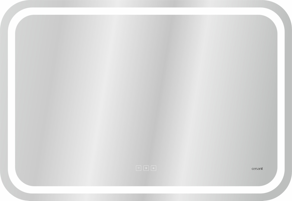 ЗЕРКАЛО LED 051 PRO 80*55, С ПОДСВЕТКОЙ, АНТИЗАПОТЕВАНИЕ, Ф-ЦИЯ ЗВОНКА