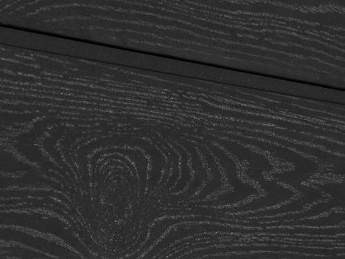 Cайдинг из ДПК SW Cedrus, тангенциальный распил. Цвет чёрный.