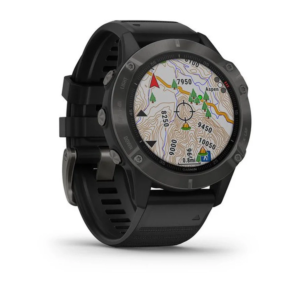 Смарт-часы Garmin Fenix 6 Sapphire, серый, 010-02158-11