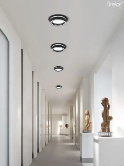 Светильник потолочный встраиваемый GX53, точечный черный Brelor