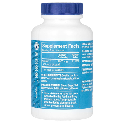 The Vitamin Shoppe, витамин C, 1000 мг, 100 капсул