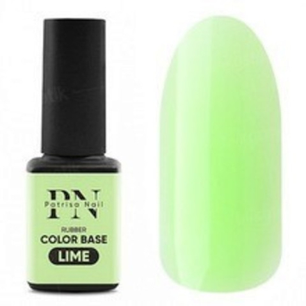 Rubber Color Base Patrisa Nail лайм, 12 мл