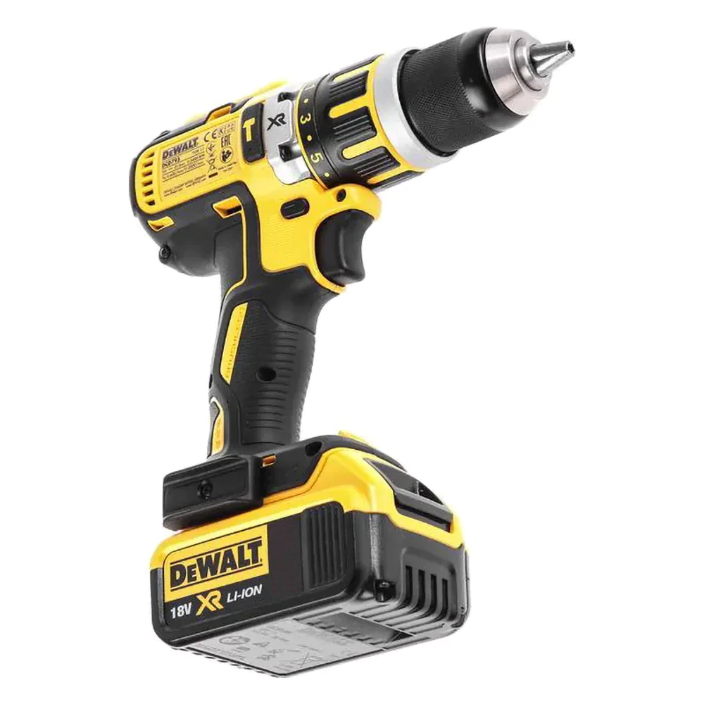 DeWalt DCD795D2 аккумуляторная ударная дрель-шуруповерт (2 x 2 Ач, ЗУ)