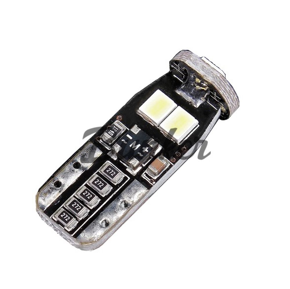 Светодиодная автомобильная LED лампа Sariti PY-8G-T10-6W-2835 (W5W),Белый,Не полярная,12V